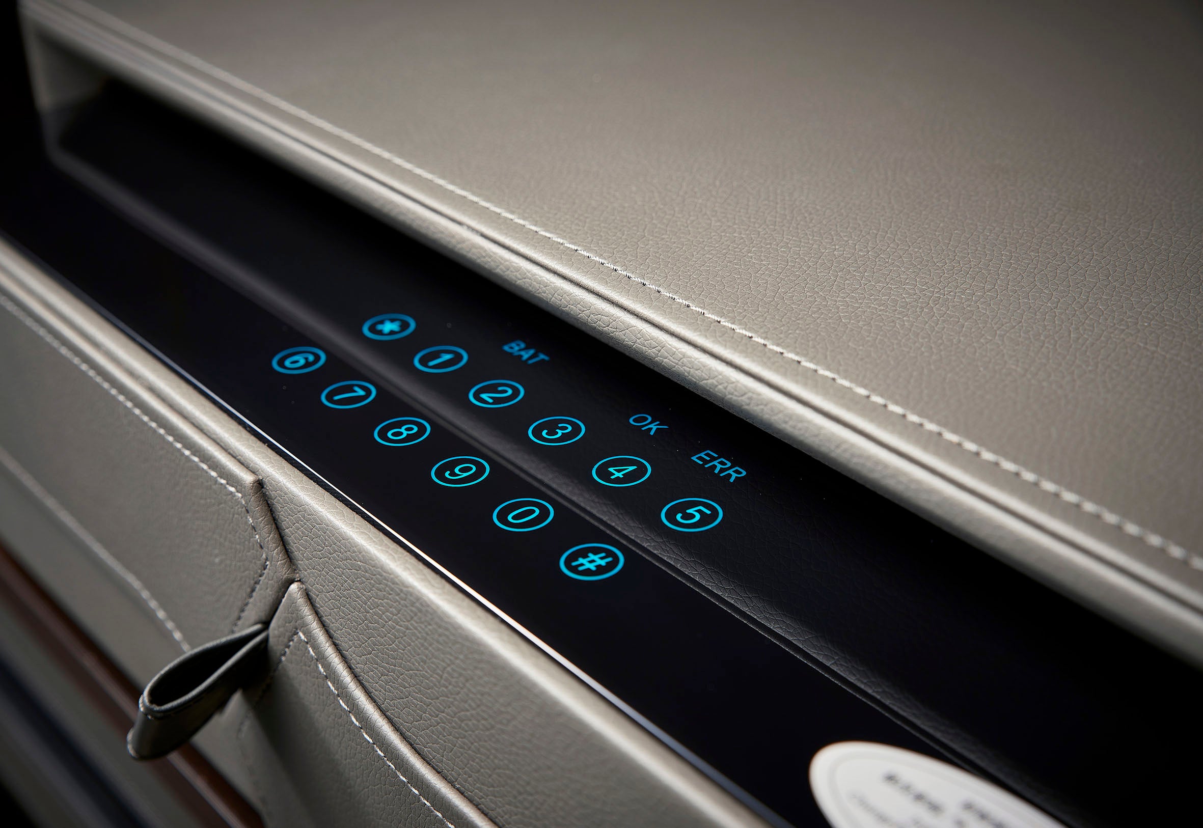 Leather Secure Box with Fingerprint & Password - Stellano Series