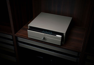 Leather Secure Box with Fingerprint & Password - Stellano Series