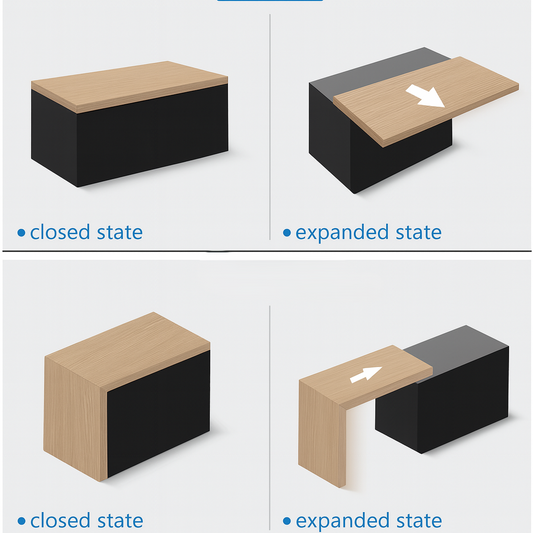 Pull-Out / Sliding Island Table Mechanism