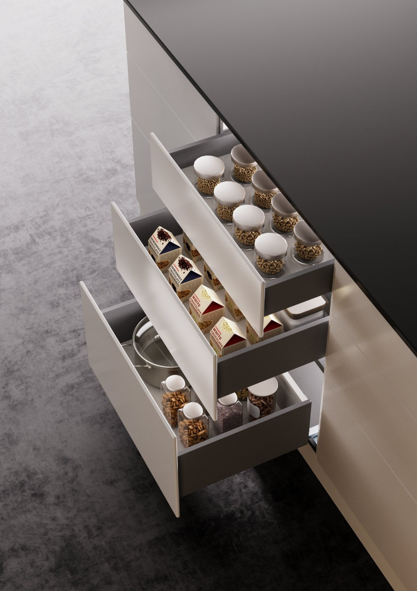 Soft-Close Metal Drawer Box System With 4D Adjustment (8-Way)