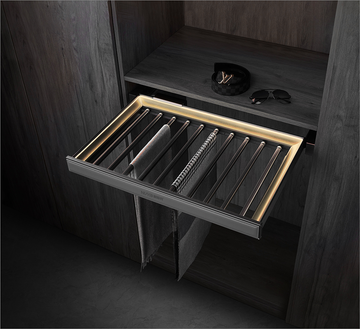 Pull Out Trouser Rack with Led Light – Star Series