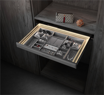 Pull Out Jewelry Tray with Led Light – Star Series