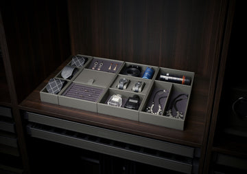 Single Leather Sorting Box - Stellano Series