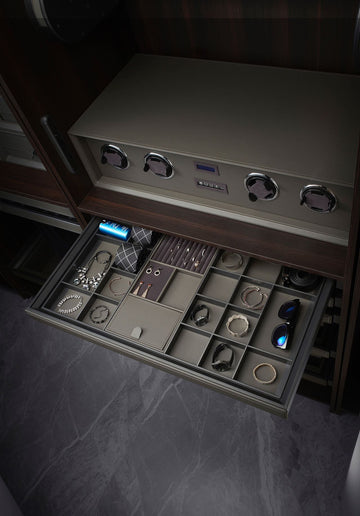 Leather Multifunctional Jewelry Sorting Box - Stellano Series