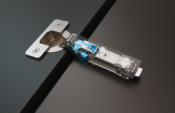 110 Degree Clip on Soft-Close Hinge with Mounting Plate (CC:45mm) (For 3/4 Inch Gable)
